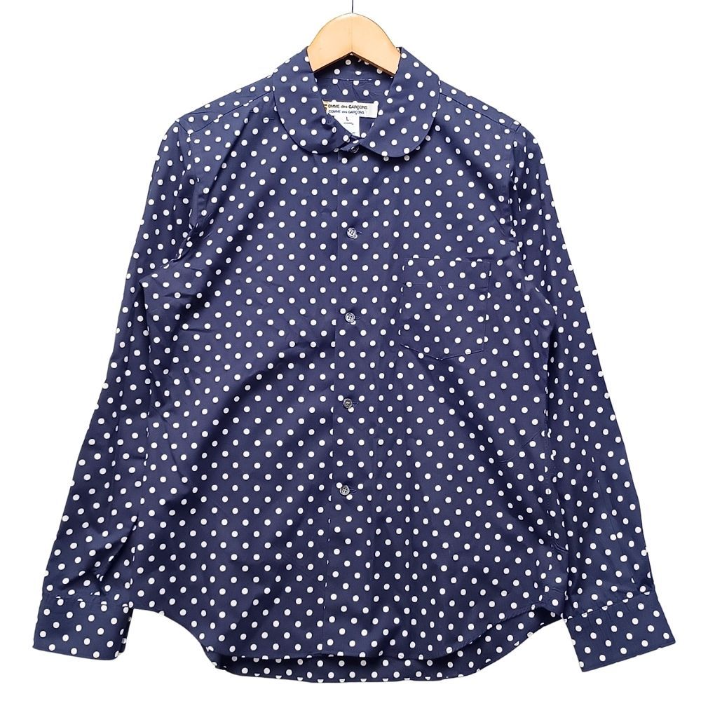 COMME DES GARCONS コムデギャルソン W16B012 ラウンドカラー ドット