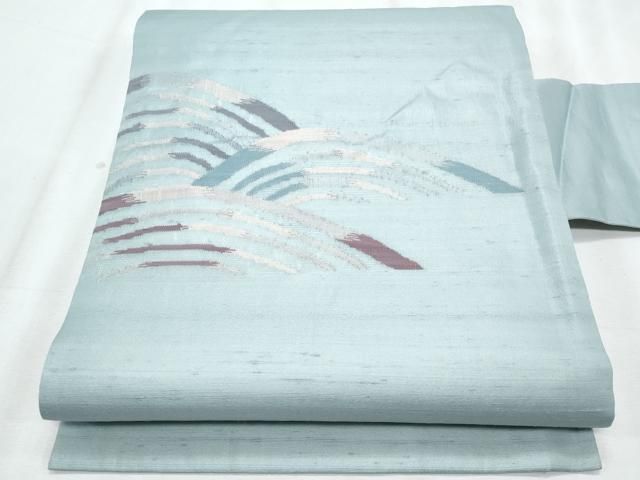 平和屋着物＊夏物　九寸名古屋帯　作家物　青海波　正絹　逸品　CABJ4678fb 18,200円