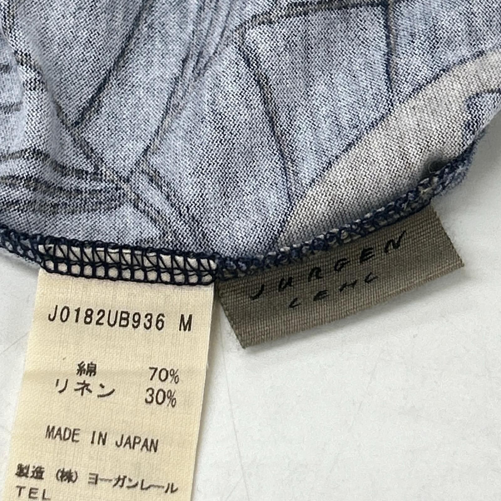 JURGEN LEHL ヨーガンレール ネイビー ボタニカル柄 フラワーデザイン
