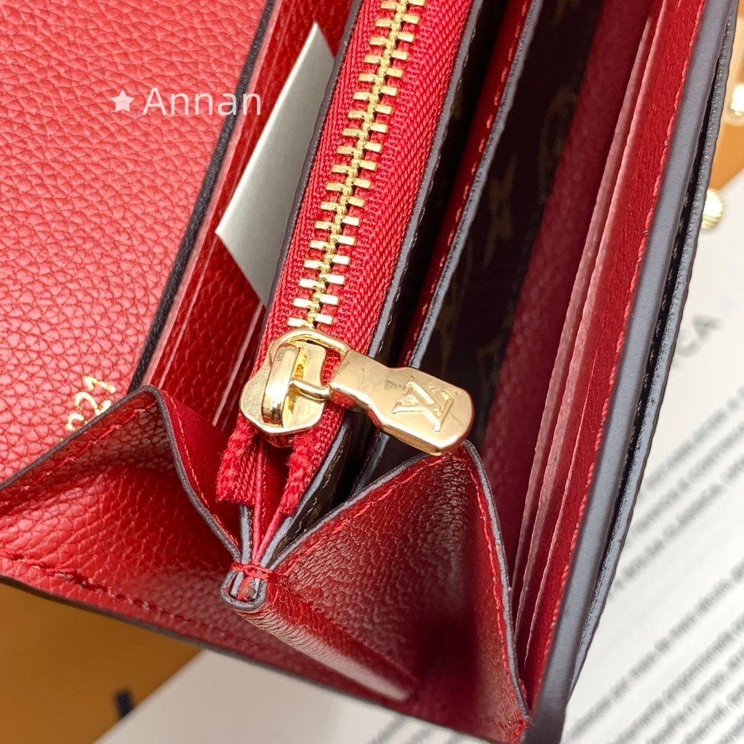 赤です激レア 極美品 LOUIS VUITTON ルイヴィトン長財布 長財布 小銭