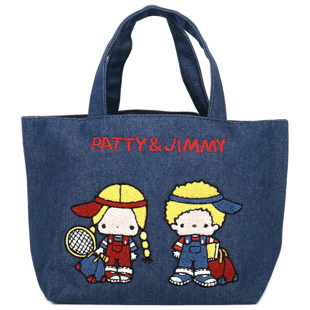 パティ＆ジミー ミニトート 手さげバッグ サガラ刺繍 ランチバッグ