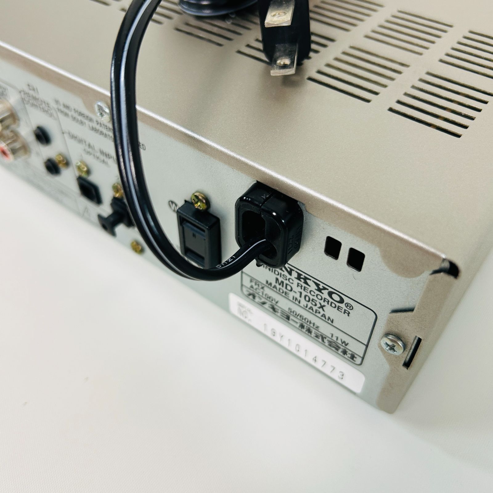 現状品】ONKYO オンキョー INTEC205シリーズ MDデッキ MD-105X - メルカリ