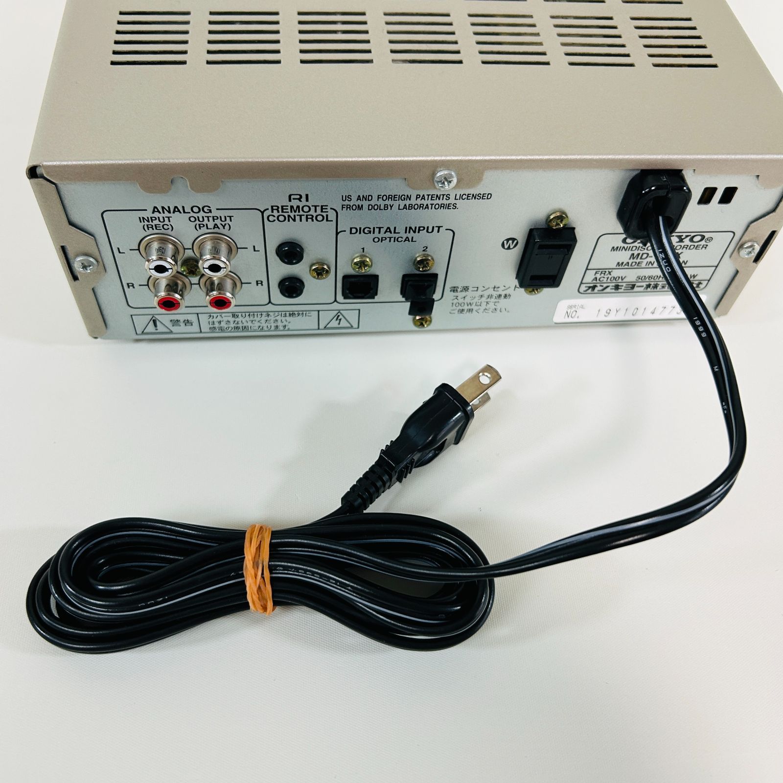 現状品】ONKYO オンキョー INTEC205シリーズ MDデッキ MD-105X - メルカリ