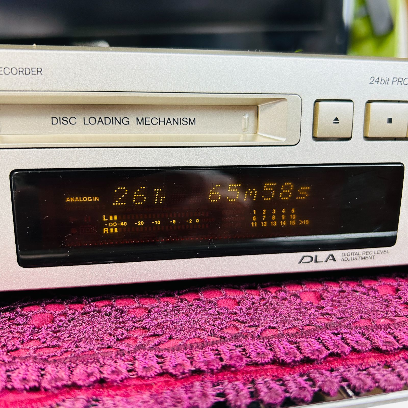 現状品】ONKYO オンキョー INTEC205シリーズ MDデッキ MD-105X - メルカリ