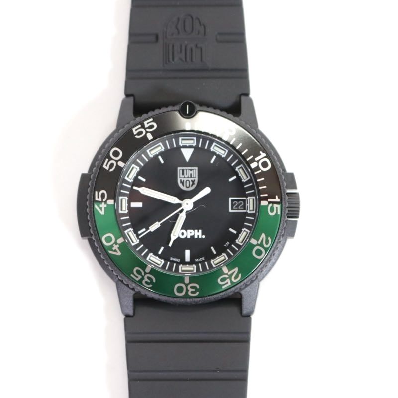 【新品】ソフネット ルミノックス 25SS 3001 SOPH. コラボ 腕時計 SOPH-250094 SOPHNET. Luminox ブラック × グリーン 限定300本 新品】ソフネット ルミノックス 25SS 3001 SOPH. コラボ 腕時計 SOPH