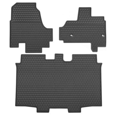 ホンダ 新型 N-BOX JF5 JF6 JOY フロントマット&セカンドマット エヌボックス 3代目 カスタム ジョイ 2023年10月?現行 カーマット 柔らかい ラテックス素材 高い耐寒性 滑り止め 汚れ防止 防水 防塵 車種専用設計 772ce8b6