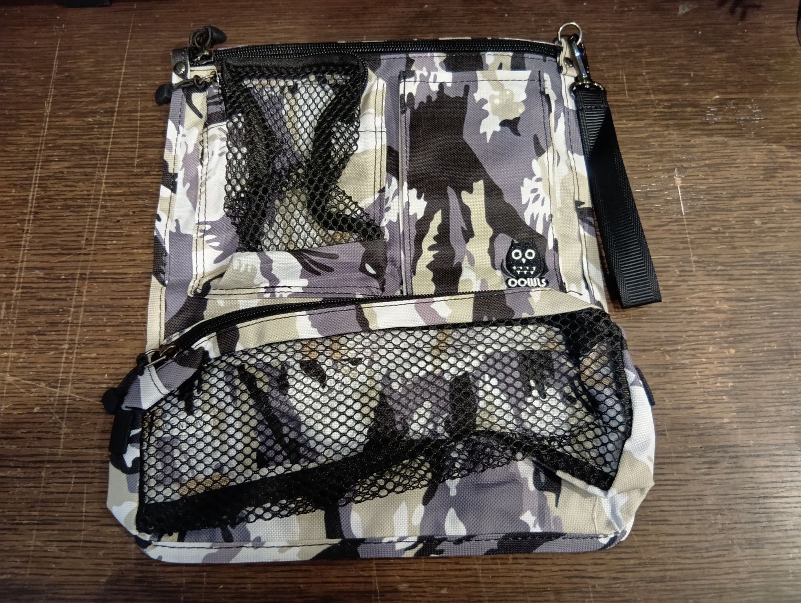 PXG L&Lゴルフ マルチポーチ カモ柄 新品未使用品】OOWLS ゴルフカート ハンギングポーチ JYPU323IDPCH
