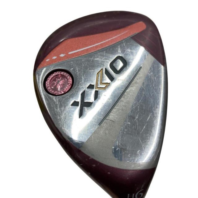 【中古】 ダンロップ XXIO(2024) H6(ボルドー) レディース ユーティリティ UT XXIO MP1300L(HB) ボルドー (フレックスL) レディース 女性用 右利き 右用 Cランク ゴルフクラブ