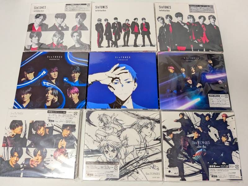 SixTONES シングルCD 3形態 計39点セット まとめ売り Imitation Rain