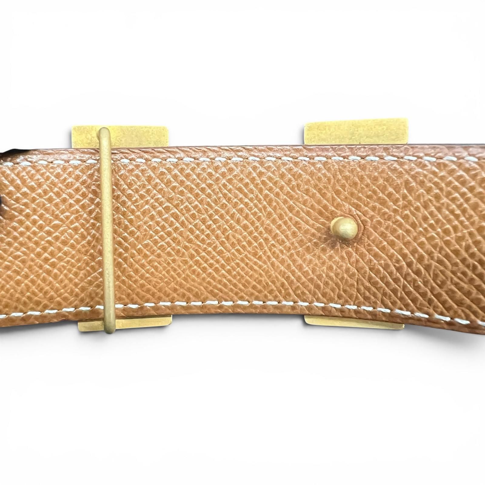 HERMES 極美品 エルメス コンスタンス Hベルト リバーシブル 〇X刻印