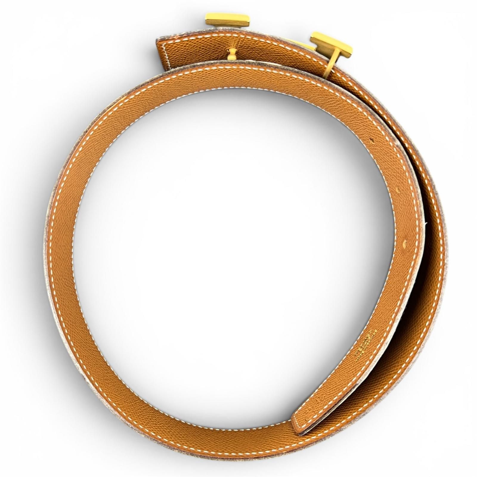 HERMES 極美品 エルメス コンスタンス Hベルト リバーシブル 〇X刻印