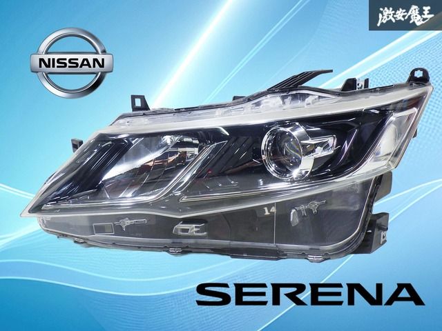 LED点灯確認済み！！】 日産純正 C27 セレナ 前期 LED ヘッドライト