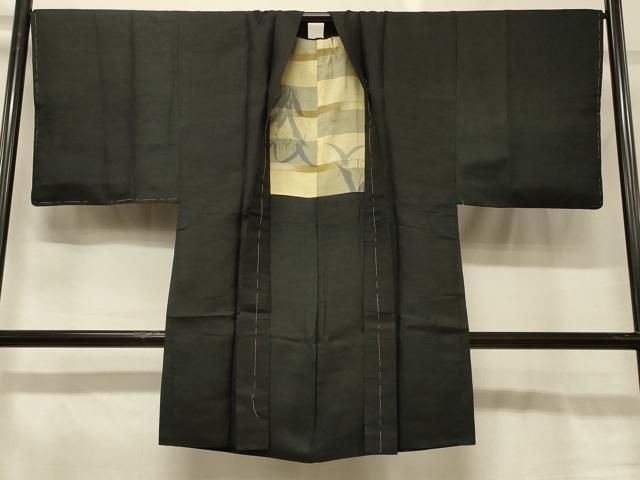 平和屋着物＃男性　長羽織　黒紋付き　正絹　逸品　未使用　CABG8354in 18,720円
