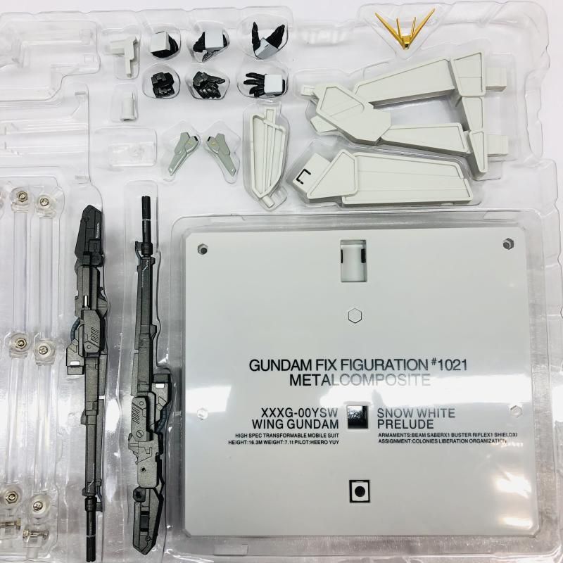 中古】開封・使用感あり・欠品あり)GFF MC ウイングガンダム スノー