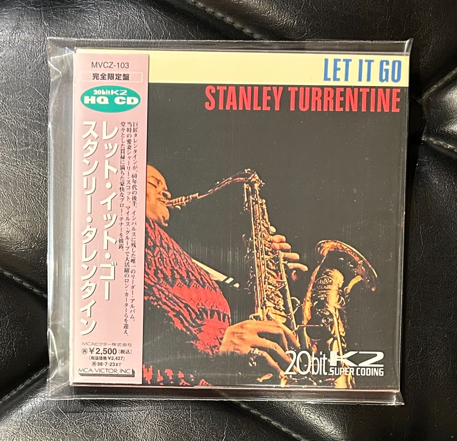 帯付き紙ジャケCD】スタンリー・タレンタイン 「レット・イット・ゴー