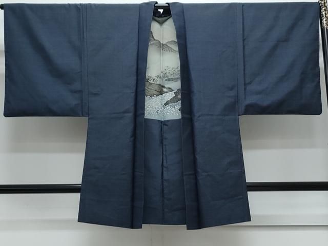 平和屋着物●男性　本場大島紬　アンサンブル　80亀甲　総詰め　正絹　逸品　CABH3815th