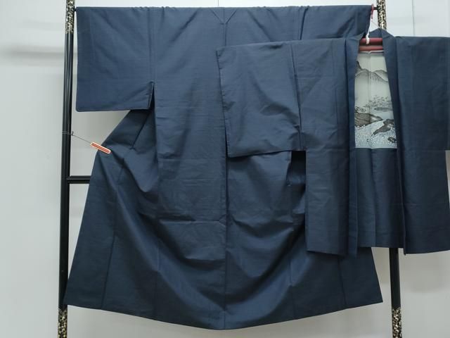 平和屋着物●男性　本場大島紬　アンサンブル　80亀甲　総詰め　正絹　逸品　CABH3815th