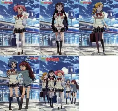 中古】クリアファイル 魔法少女まどか☆マギカ 描き下ろしクリア