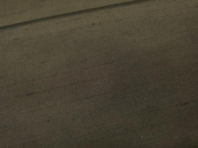 平和屋着物○男性 紬 アンサンブル 涅色 キングサイズ 正絹 逸品