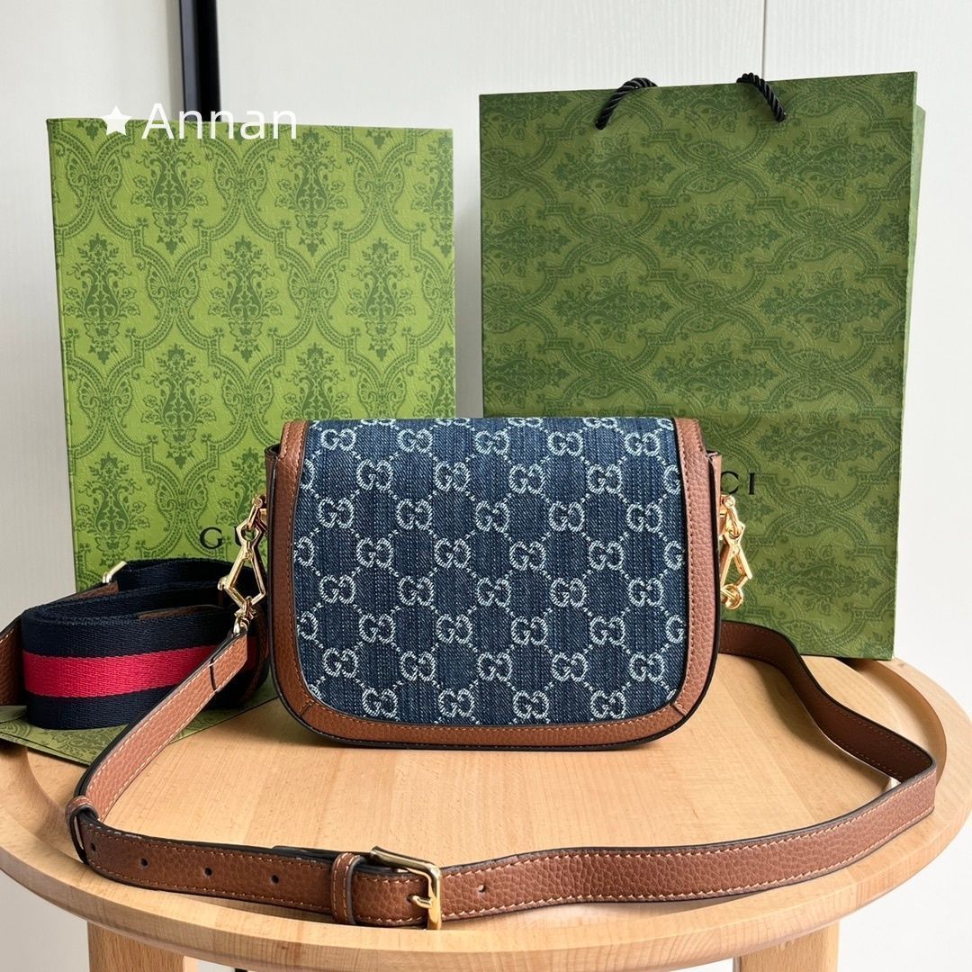 超美品 本日特価 GUCCI ショルダーバッグ〔グッチ ホースビット 1955