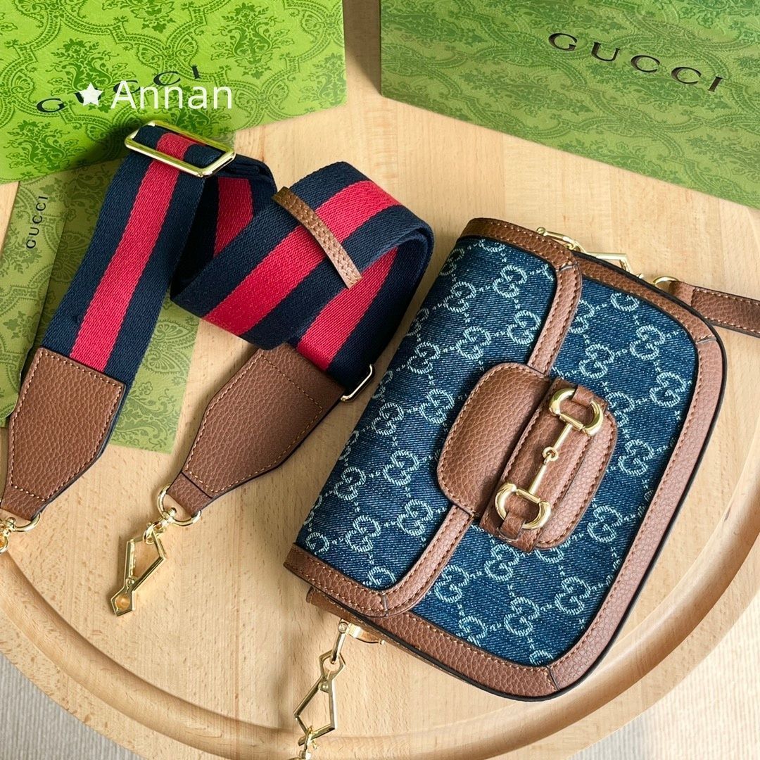 超美品 本日特価 GUCCI ショルダーバッグ〔グッチ ホースビット 1955
