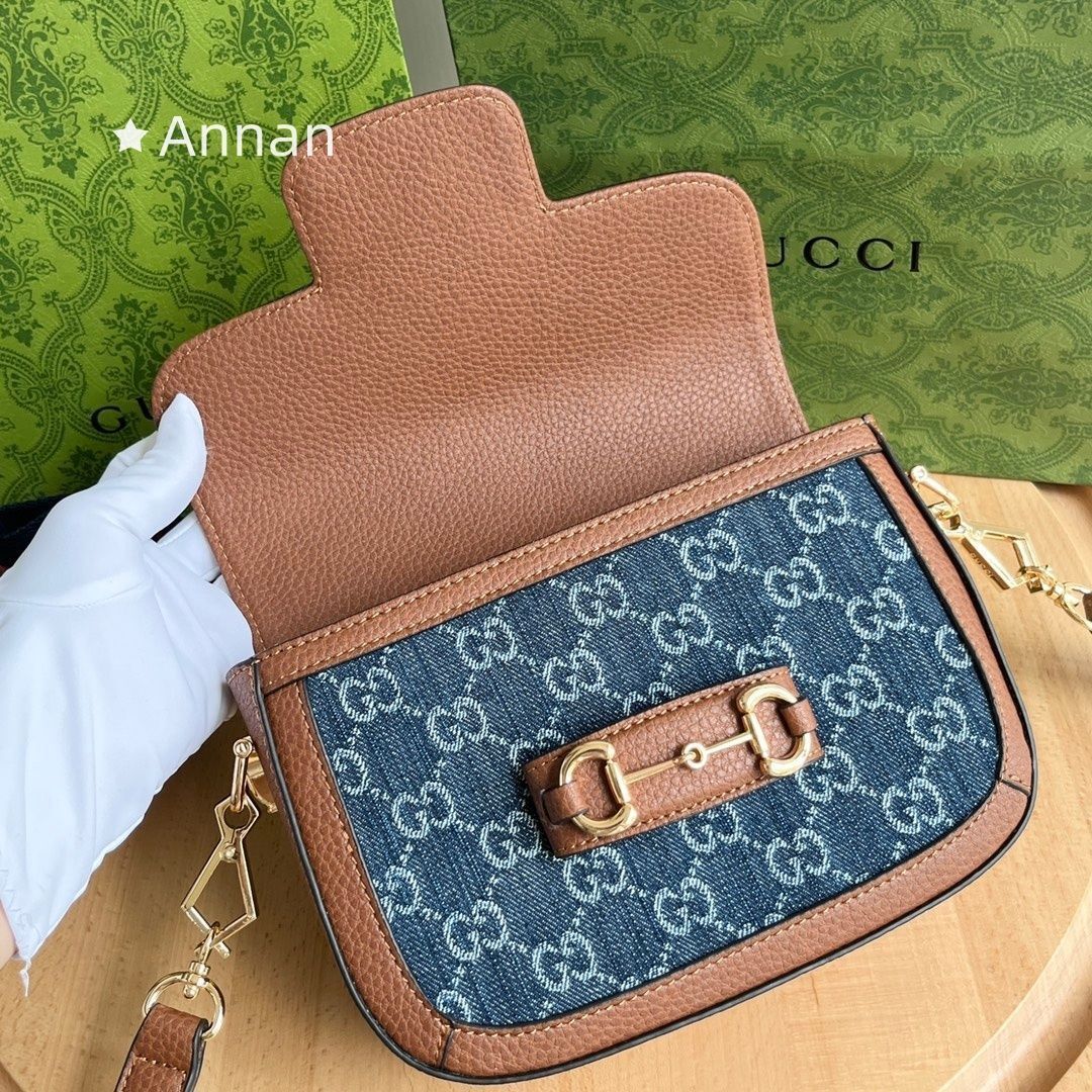 超美品 本日特価 GUCCI ショルダーバッグ〔グッチ ホースビット 1955