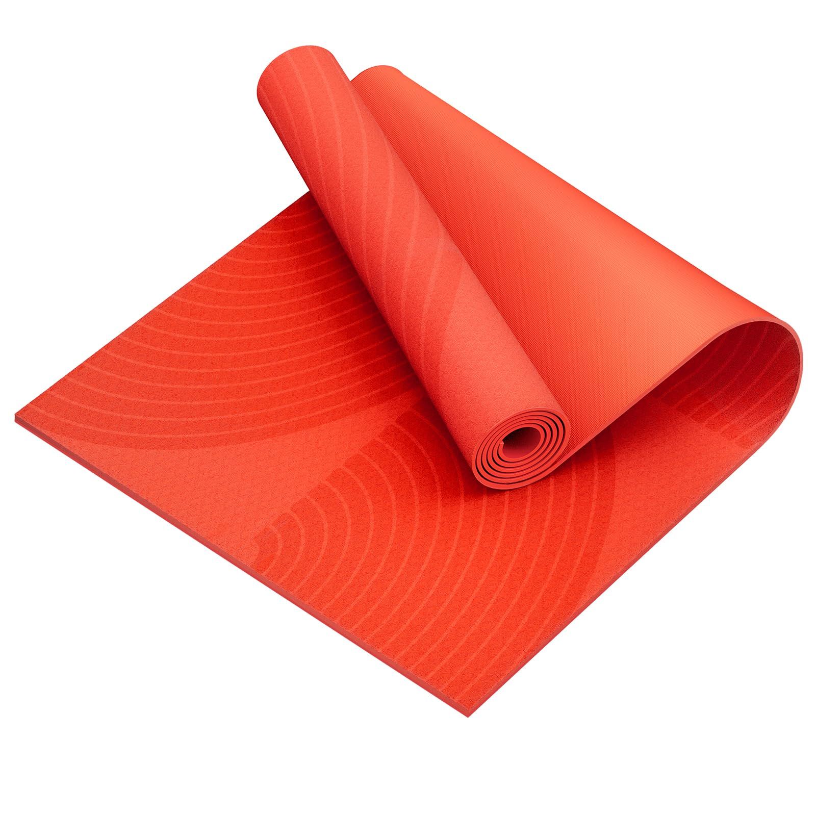 在庫処分 PVC｜213x76x0.8cm｜収納袋付き｜初心者から上級者まで対応 滑り止め＆無臭 高密度｜日本住宅向け設計 防滑 エクササイズマット トレーニングマット ヨガマット HAPBEAR