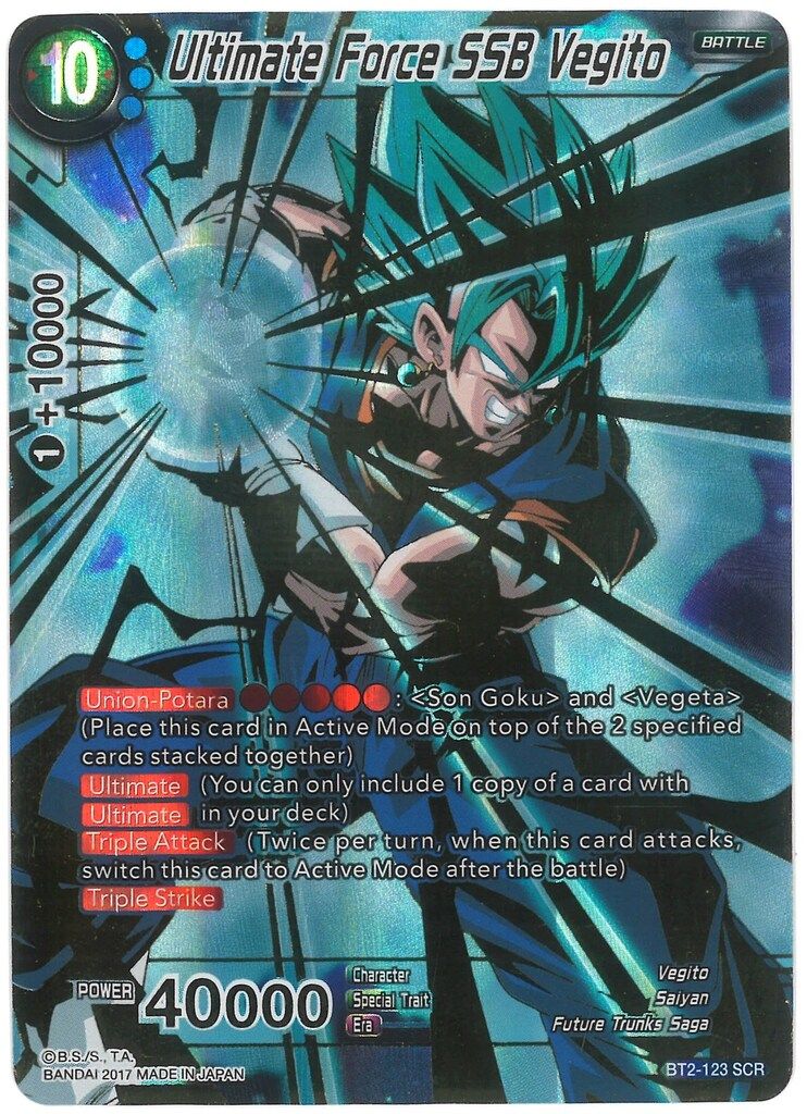 バンダイ 海外版ドラゴンボール超CARDGAME BT2 Ultimate Force SSB