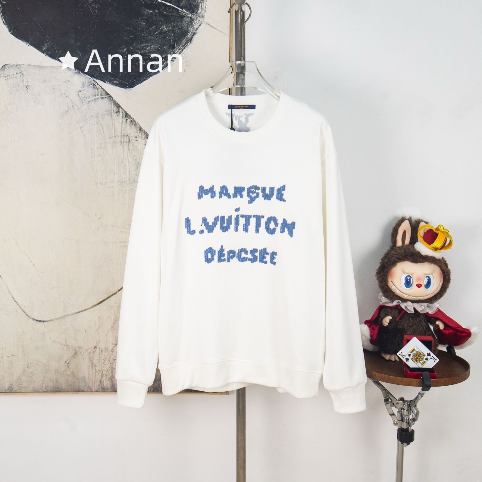 送料無料 超美品 新品！新品 タグ付 LV LOUIS VUITTON ルイヴィトン パーカー シンプルフード付きパーカー ユニセックス