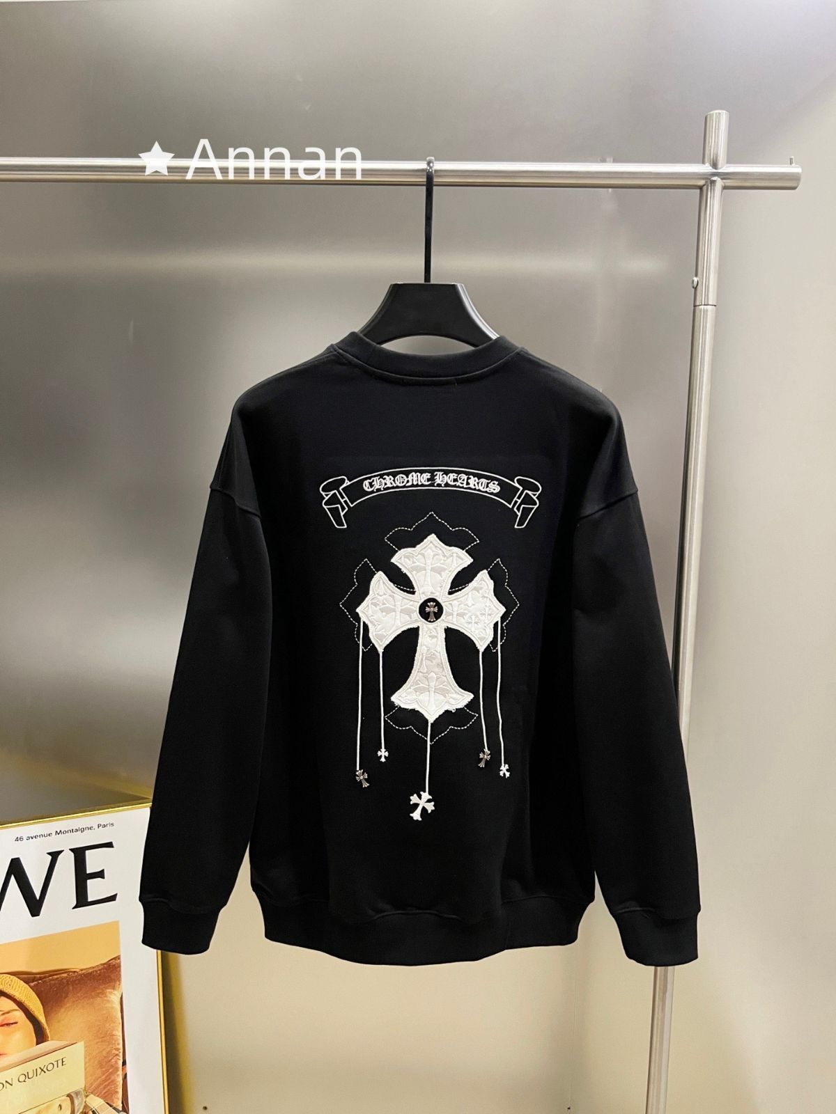 未使用に近い 美品★ 美品美品新品 タグ付 CHROME HEARTS クロムハーツ パーカー シンプルフード付きパーカー ユニセックス