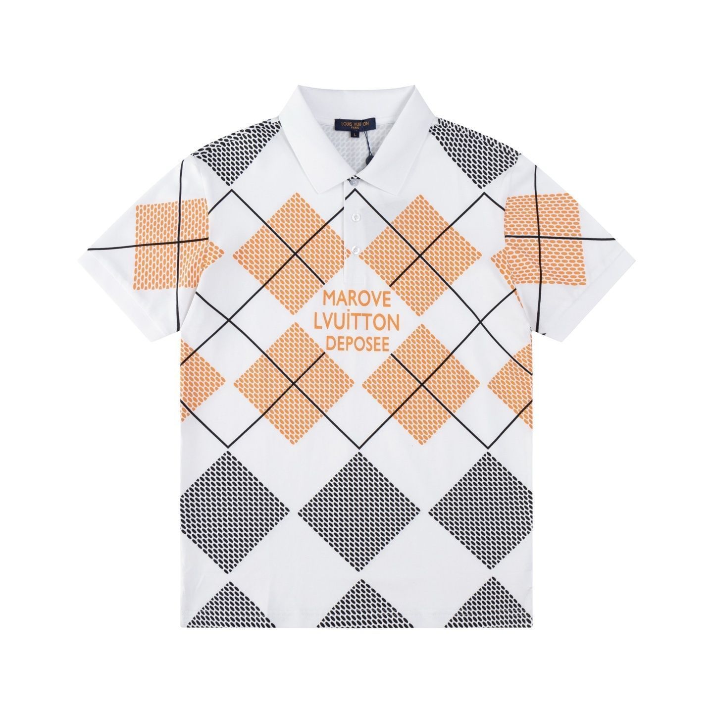【超極上美品】 美品 新品 タグ付 LV LOUIS VUITTON ルイヴィトン ポロシャツ 半袖シャツ POLO メンズ レディース ユニセックス カジュアル