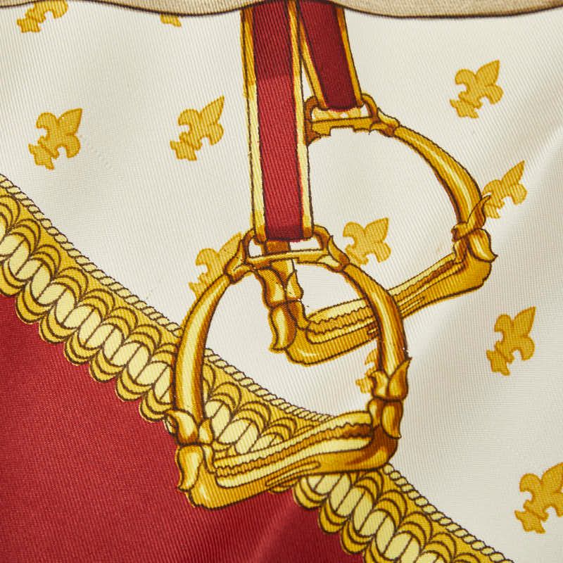エルメス カレ90 カバーへの腰掛け SELLES A HOUSSE スカーフ ワイン