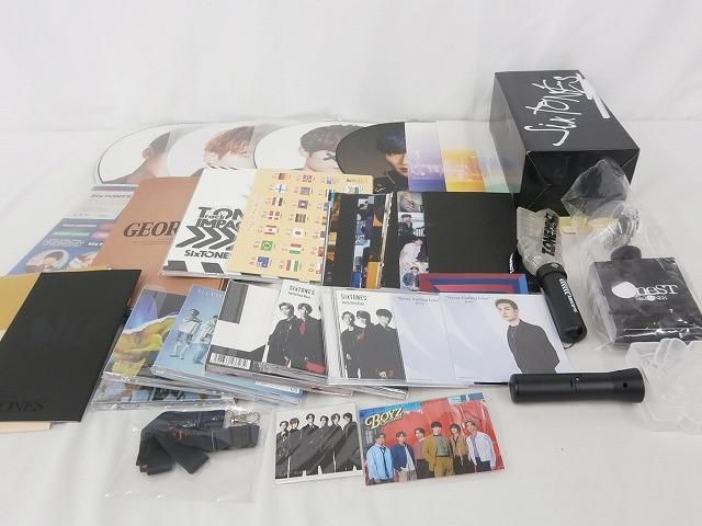 SixTONES CD DVD うちわ セット 中古品 SixTONES ジェシー 僕が僕じゃないみたいだ 他 DVD CD うちわ