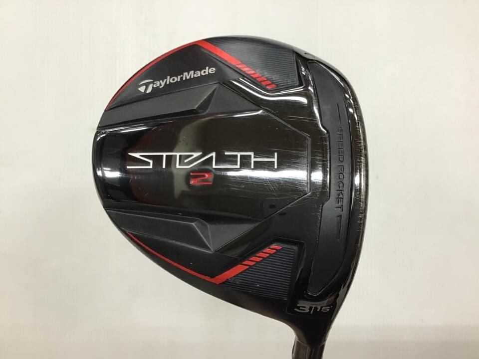 テーラーメイド　STEALTH2　15度　ツアーAD CQ-6　Sフレックス　フェアウェイウッド　中古【最短即日発送】