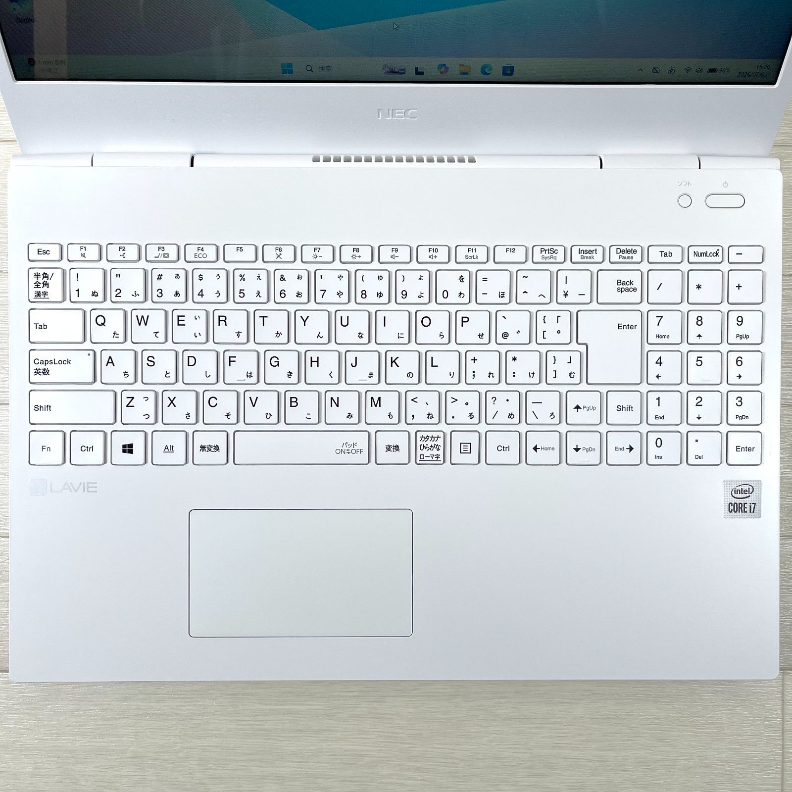NEC LAVIE N15 Corei7 SSD512GB/16GB RAM Win11 - メルカリ