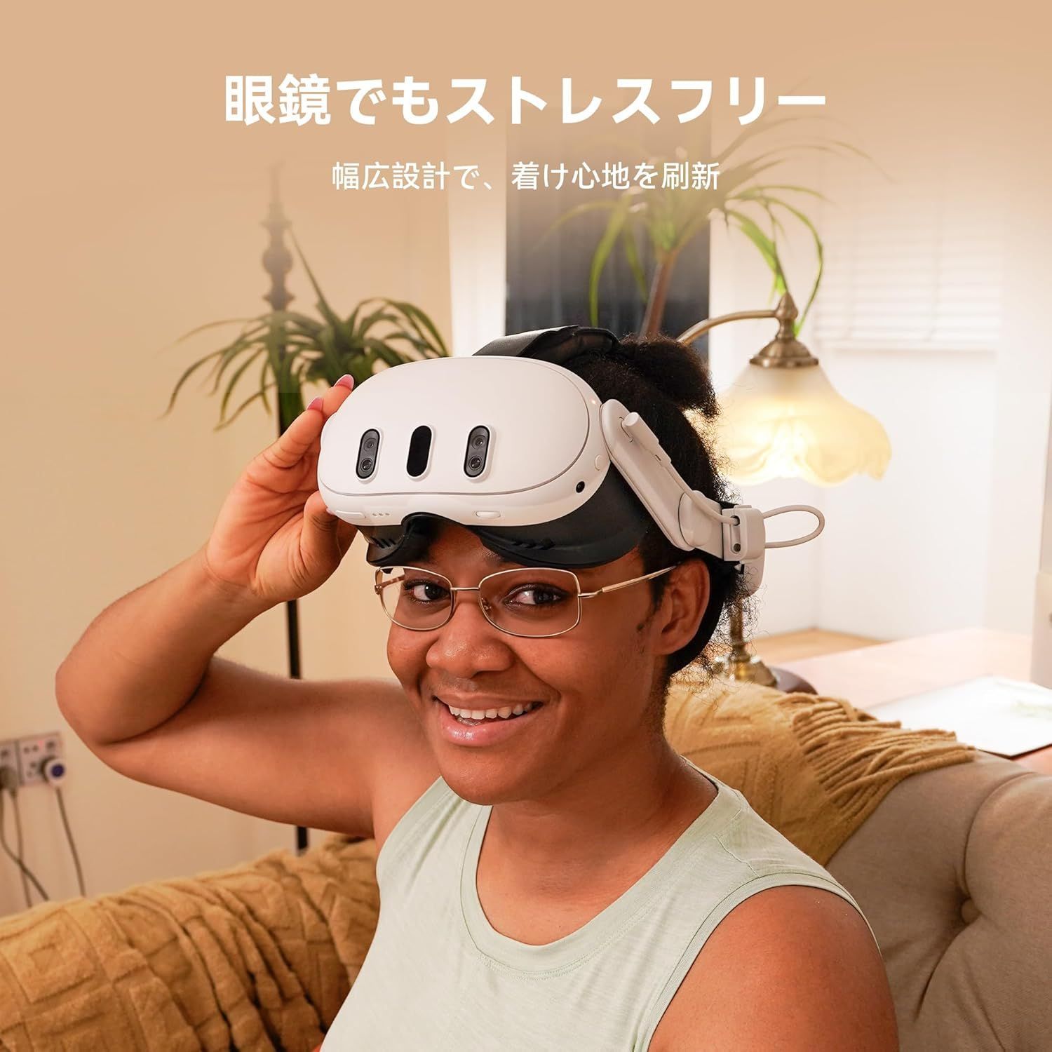 KIWI design Quest 3対応 V3 フェイスクッション PUレザー 交換用 1個 