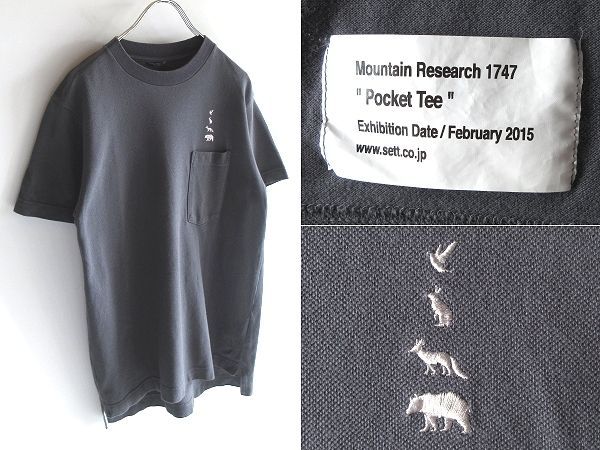 Mountain Research マウンテンリサーチ 1747 Pocket Tee 動物/アニマル