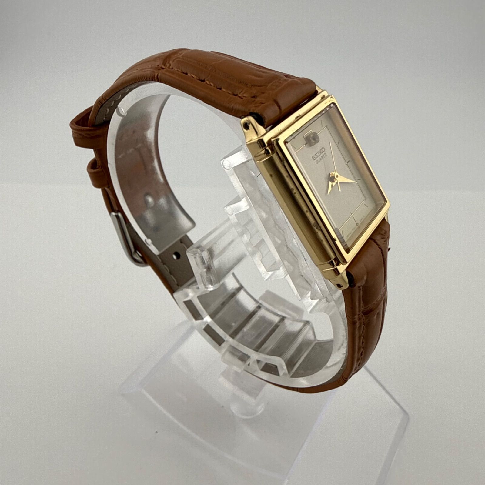 SEIKO 7321-5660 セイコー スクエア レディース 腕時計 クォーツ 稼働