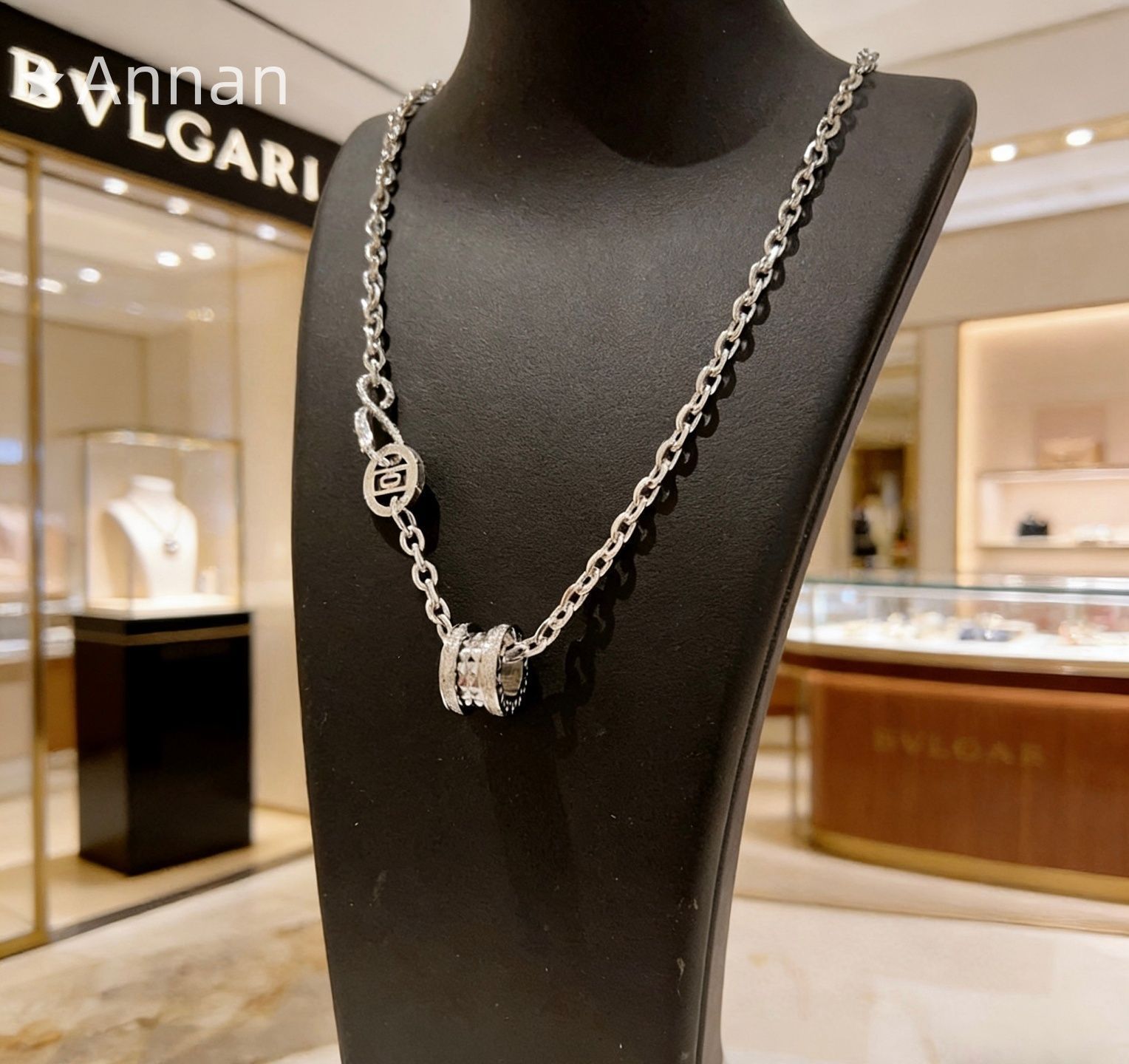 最終値下げ 新品 BVLGARI ブルガリ ネックレス メンズ 結婚式 卒業式