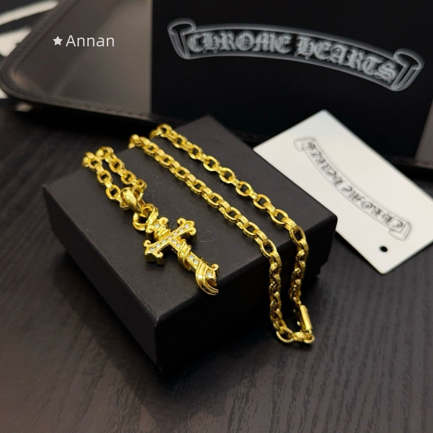 最終値下げ！新品 CHROME HEARTS クロムハーツ ネックレス メンズ 結婚