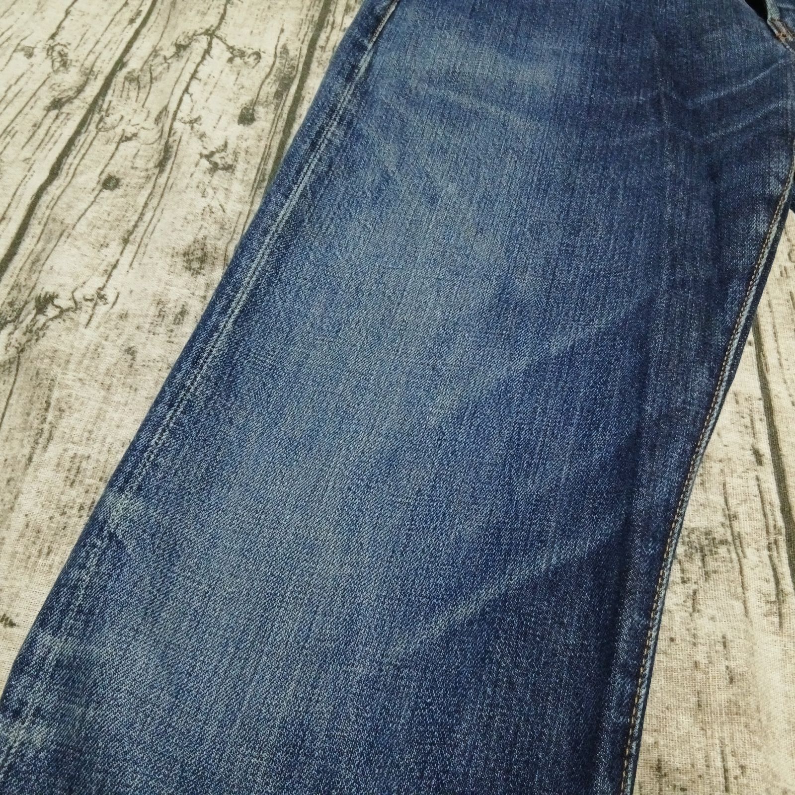 W35表記】 超雰囲気 バレンシア製 LEVI'S 501XX 1947 レザーパッチ 555
