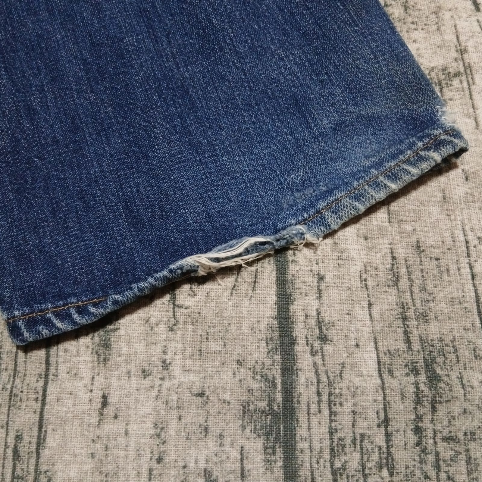 W35表記】 超雰囲気 バレンシア製 LEVI'S 501XX 1947 レザーパッチ 555