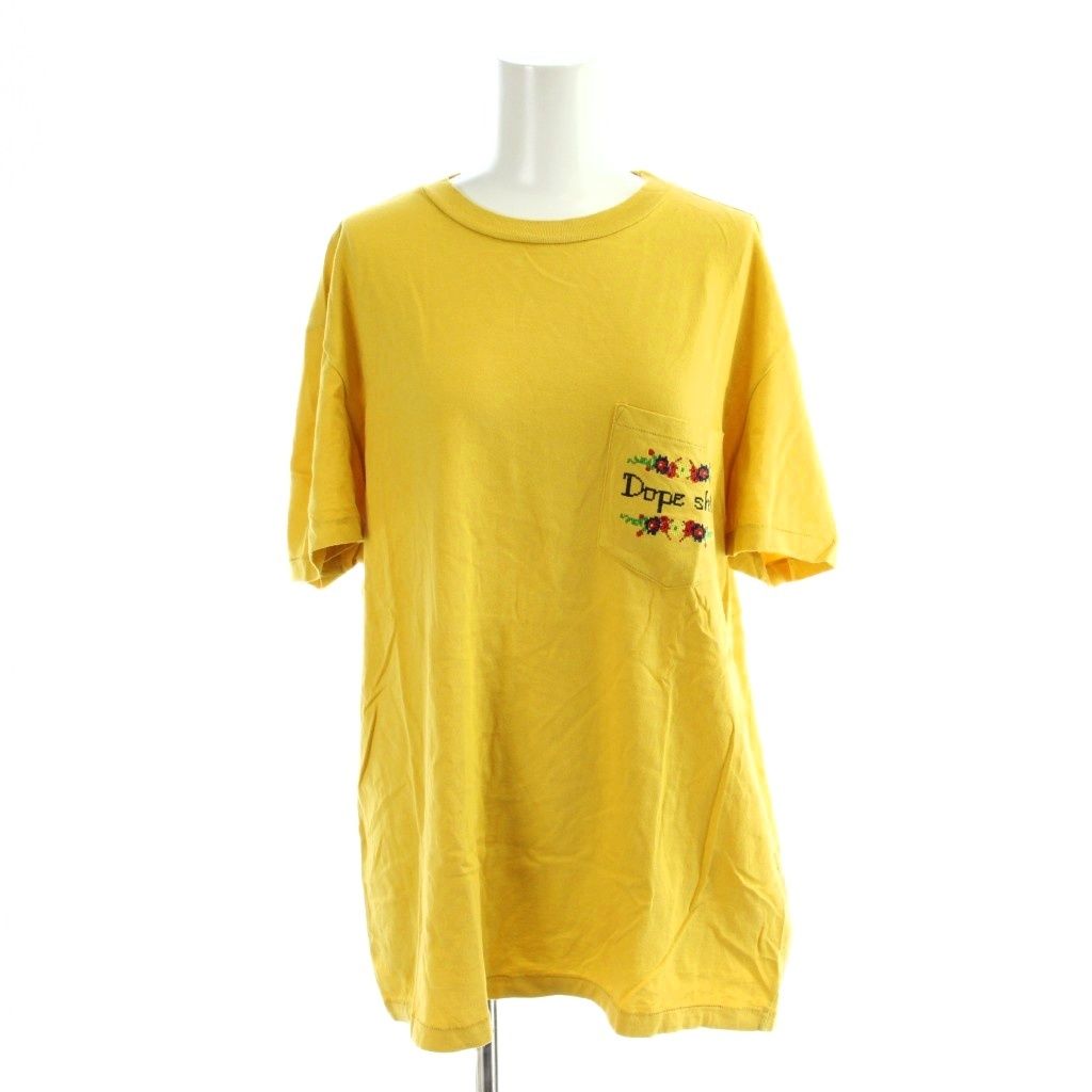 メゾンマルジェラ 10 Maison Margiela 10 19SS Tシャツ 48 黄 イエロー
