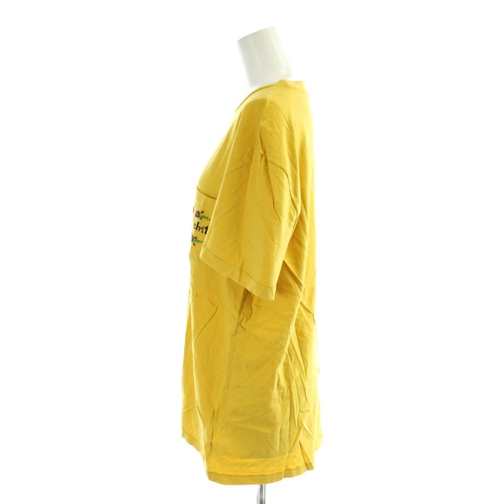 メゾンマルジェラ 10 Maison Margiela 10 19SS Tシャツ 48 黄 イエロー