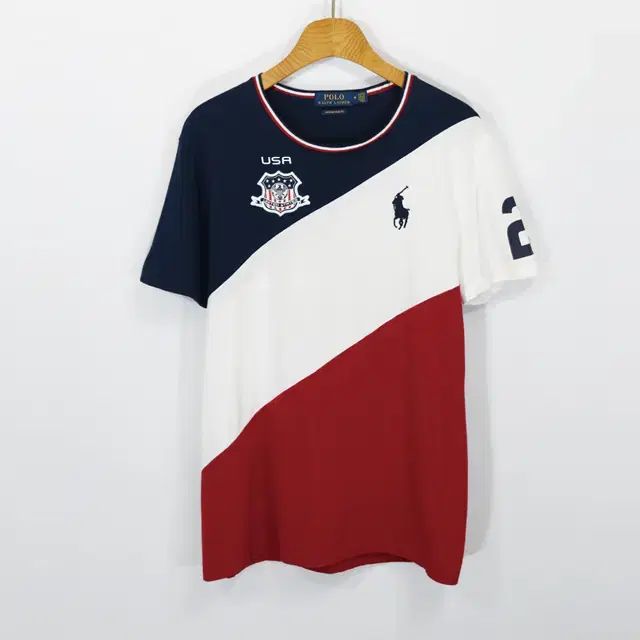 POLO RALPH LAUREN USA カラーブロック半袖Tシャツ 6,802円