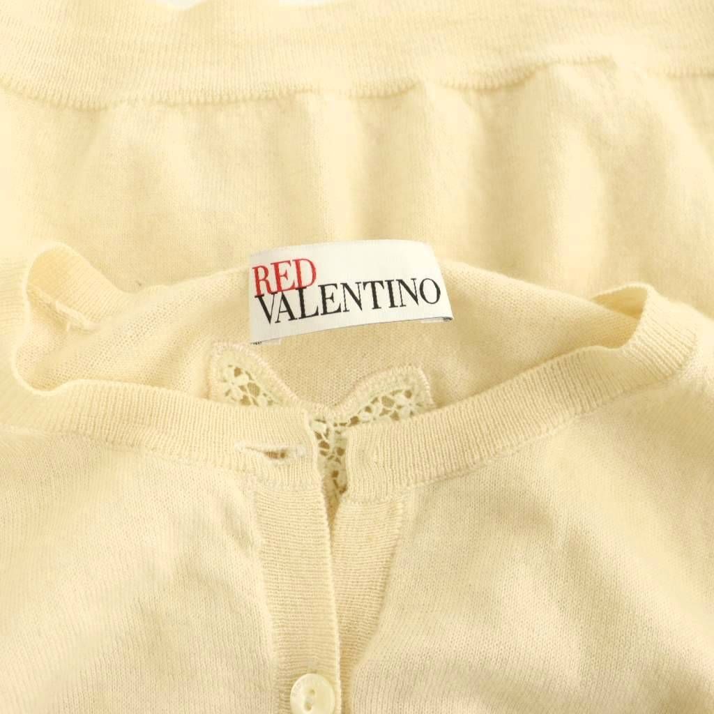 レッド ヴァレンティノ RED VALENTINO カシミヤシルクレースリボン