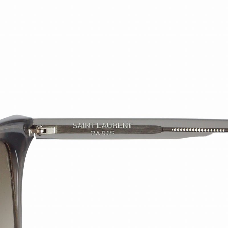 ファッション小物 サンローラン パリ サングラス 138/F SLIM クリアグレー
