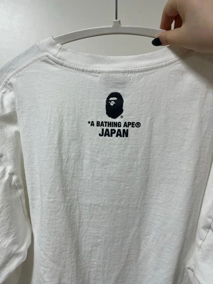 APE HEAD ONE POINT HOOP ロングスリーブTシャツ A BATHING APE（ア