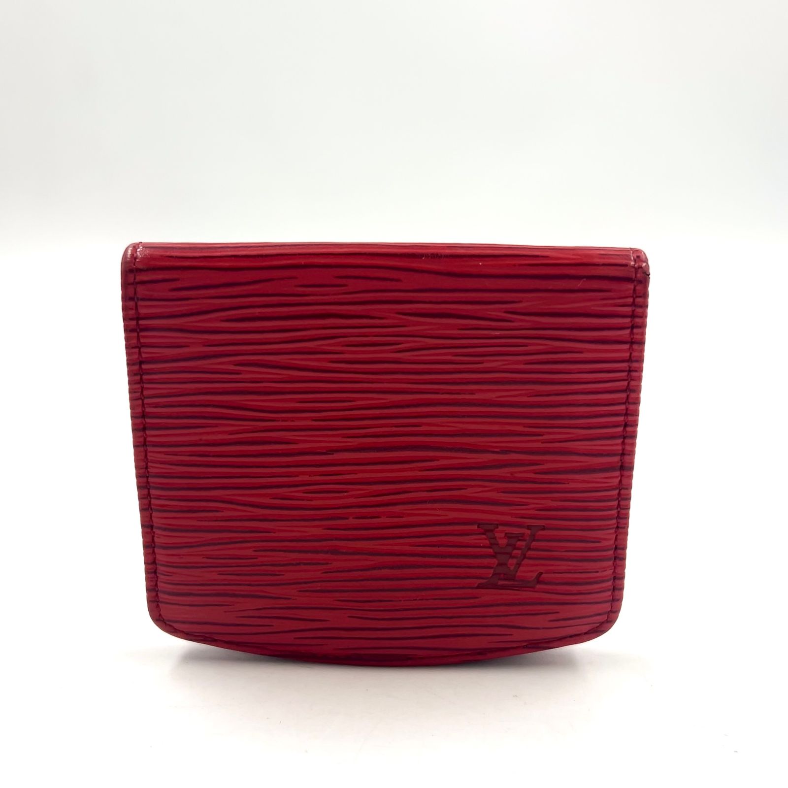 新着】LOUIS VUITTON キュベットスプール レザー レッド コインケース