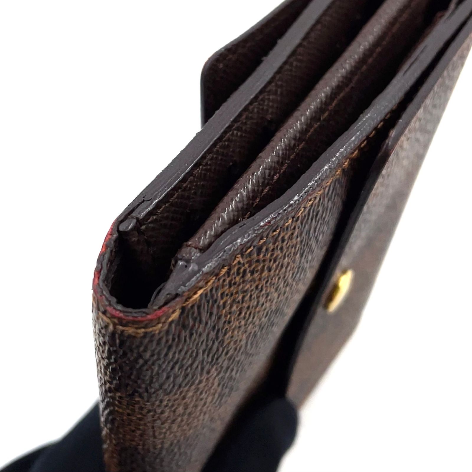 新着】LOUIS VUITTON ポルトフォイユ エリーズ ダミエエベヌ